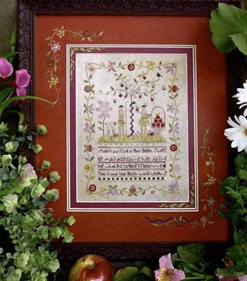 Eve's Garden cross stitch kit