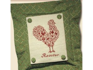 French Country - Rooster Cross Stitch Pattern