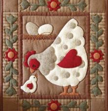 Spotty Hen Wall Hanging Kit