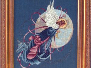 Blue Moon Angel Cross Stitch Pattern