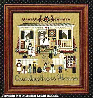 Grandmother's House Cross Stitch Pattern