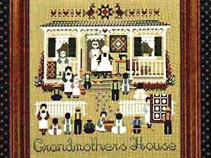 Grandmother's House Cross Stitch Pattern