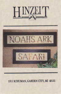 Noah's Ark Safari Cross Stitch Pattern