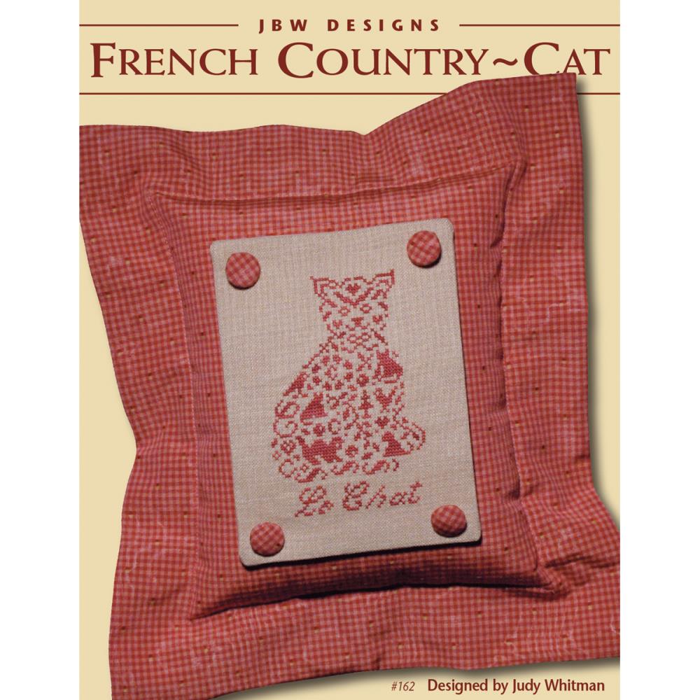 French Country - Cat Cross Stitch Pattern