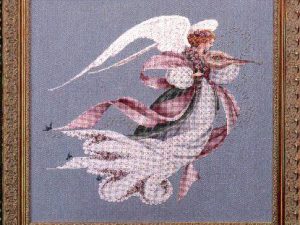 Angel of Spring Cross Stitch Pattern