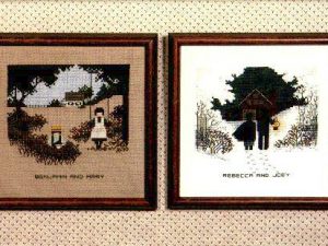 Amish Kids TG7 Cross Stitch Pattern by Told in a Garden