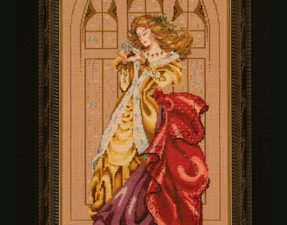 White Christmas Mirabilia MD 090 Cross Stitch Pattern