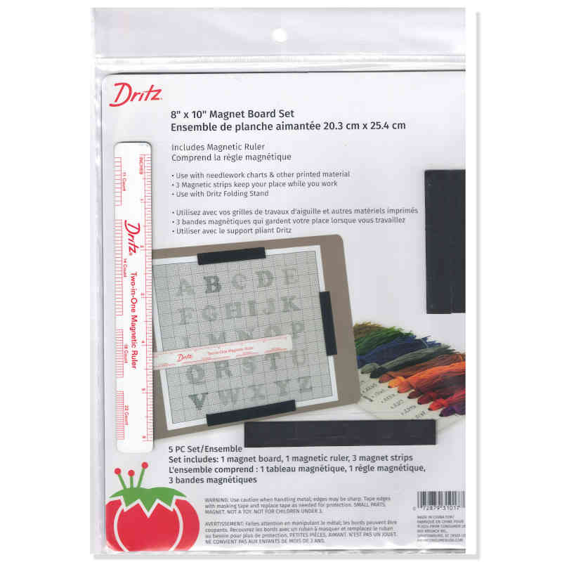 dritz magnet board and ruler set