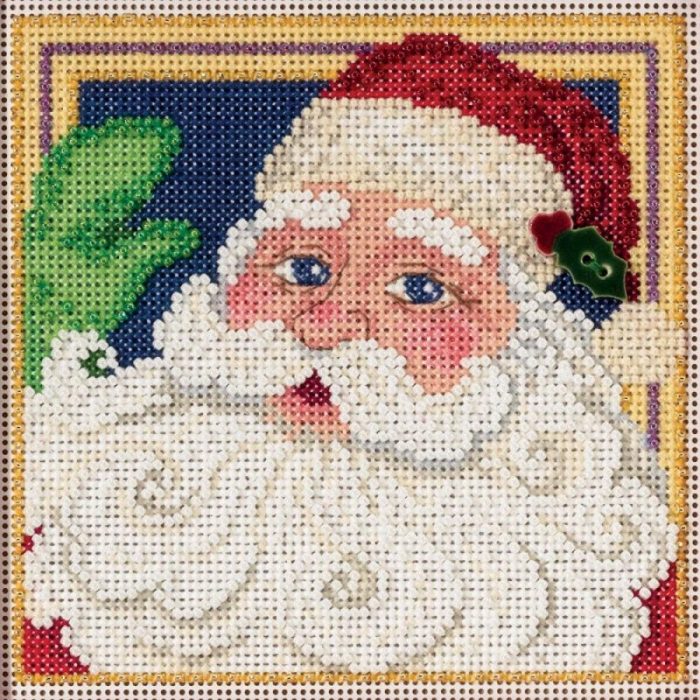 Jolly St Nick Mill Hill Cross Stitch Kit
