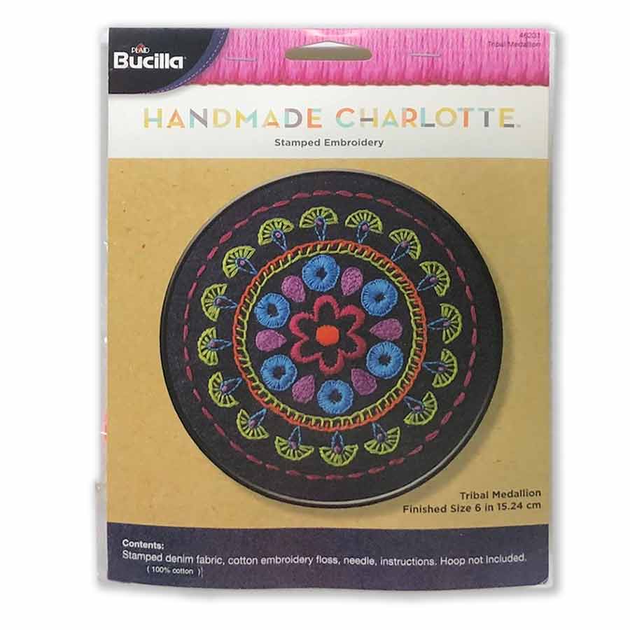 Tribal Medallion Stamped Embroidery Kit - Image 3