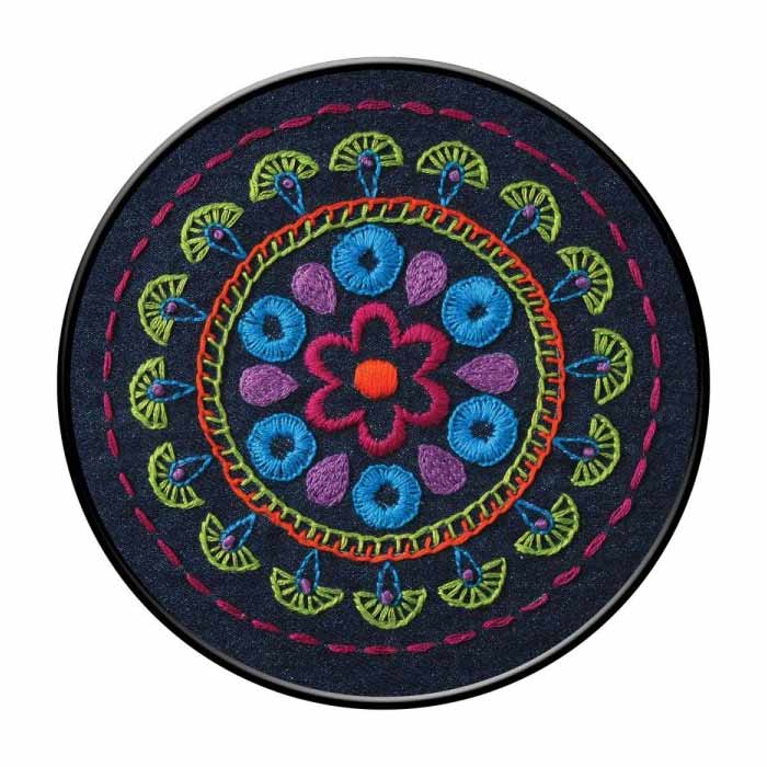 tribal medallion embroidery kit