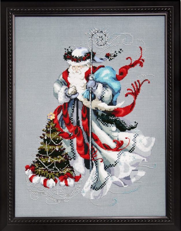 Winter White Santa pattern by Mirabilia MD100