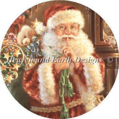 "Not a Creature was Stirring" Christmas Ornament Pattern by Heaven and Earth Designs