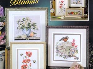 "Watercolour Blooms" Cross Stitch Book from Stoney Creek #355
