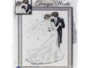 Wedding Couple Cross Stitch Kit by Tobin - Design Works DW2844
