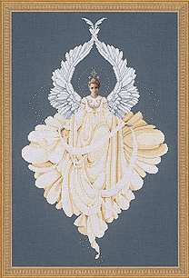 Peace Angel Cross Stitch Pattern by Lavender & Lace LL 43