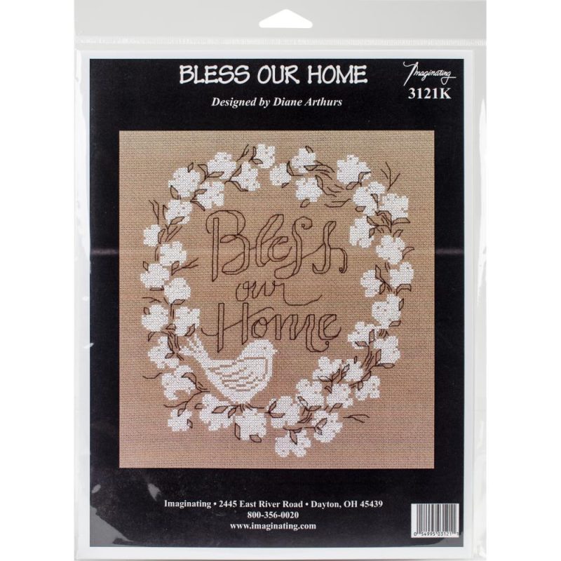 Bless Our Home Cross Stitch Kit by Imaginating I3121