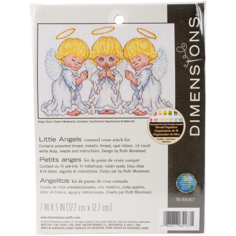 Little Angels Cross Stitch Kit by Dimensions - Image 2