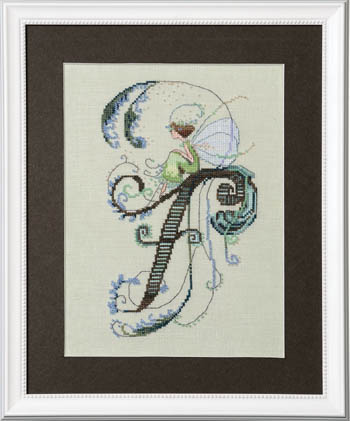 Letter "F" Fairies by Norah Corbet Cross Stitch Pattern