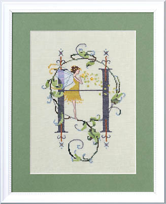 Letter "H" Fairies by Norah Corbett Cross Stitch Pattern