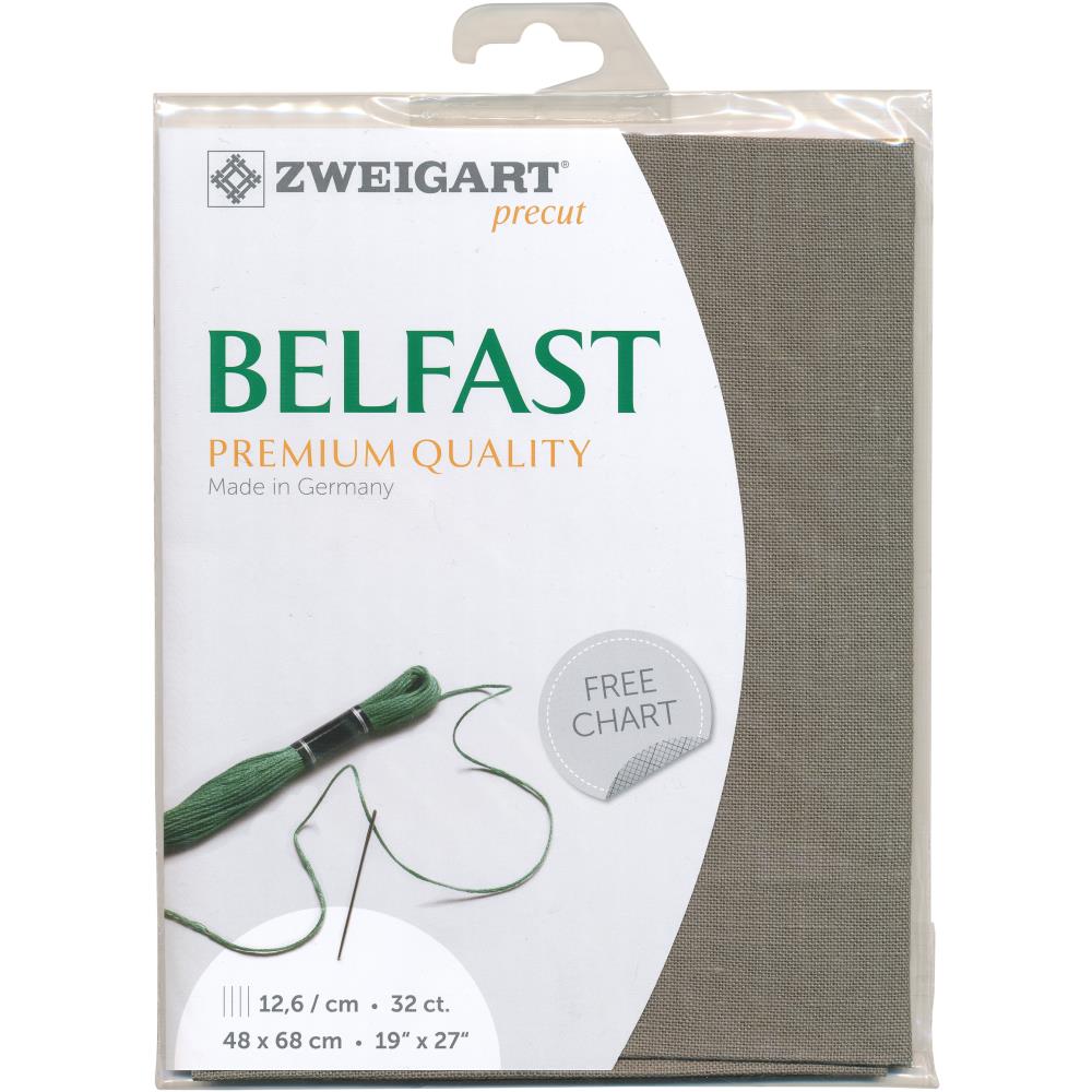 32ct Belfast Linen Raw 48 x 68 cm Pack by Zweigart Z3609/53