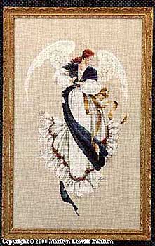 Angel of Hope LL13 Cross Stitch Pattern by Lavender & Lace