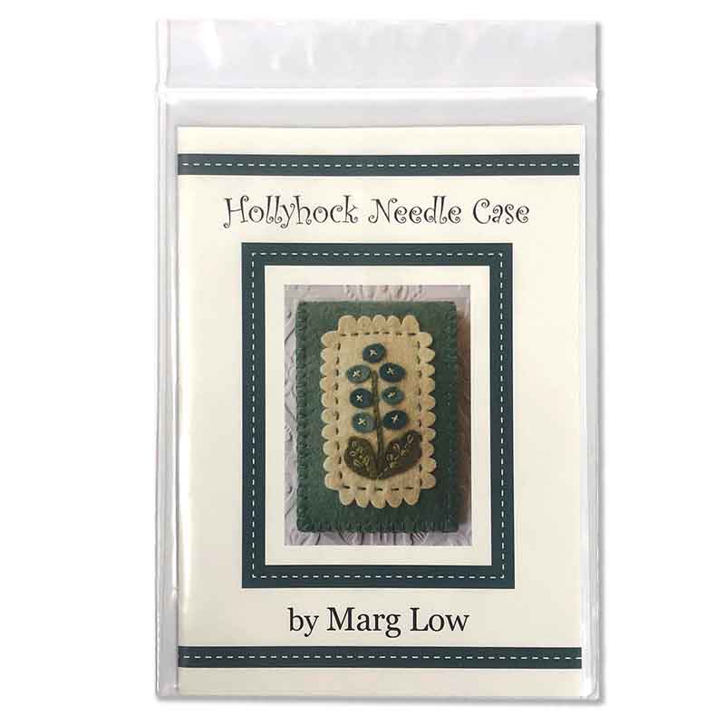 hollyhock needle case pattern