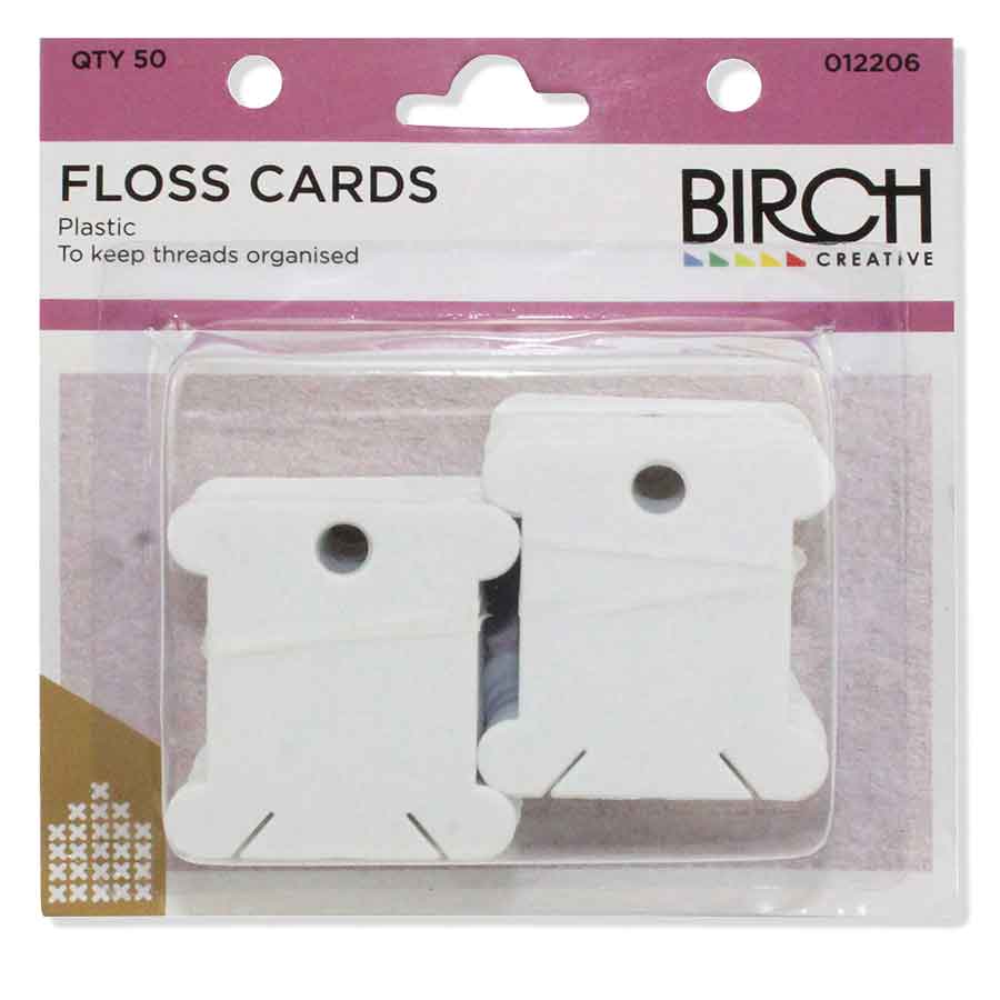 50 plastic birch bobbins