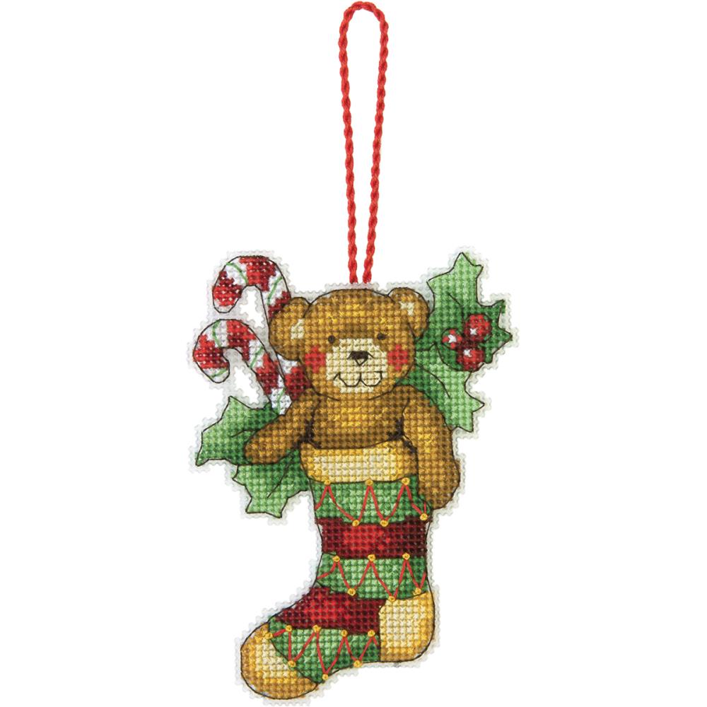 Bear Ornament by Susan Winglet Dimensions Cross Stitch Kit 70-08894