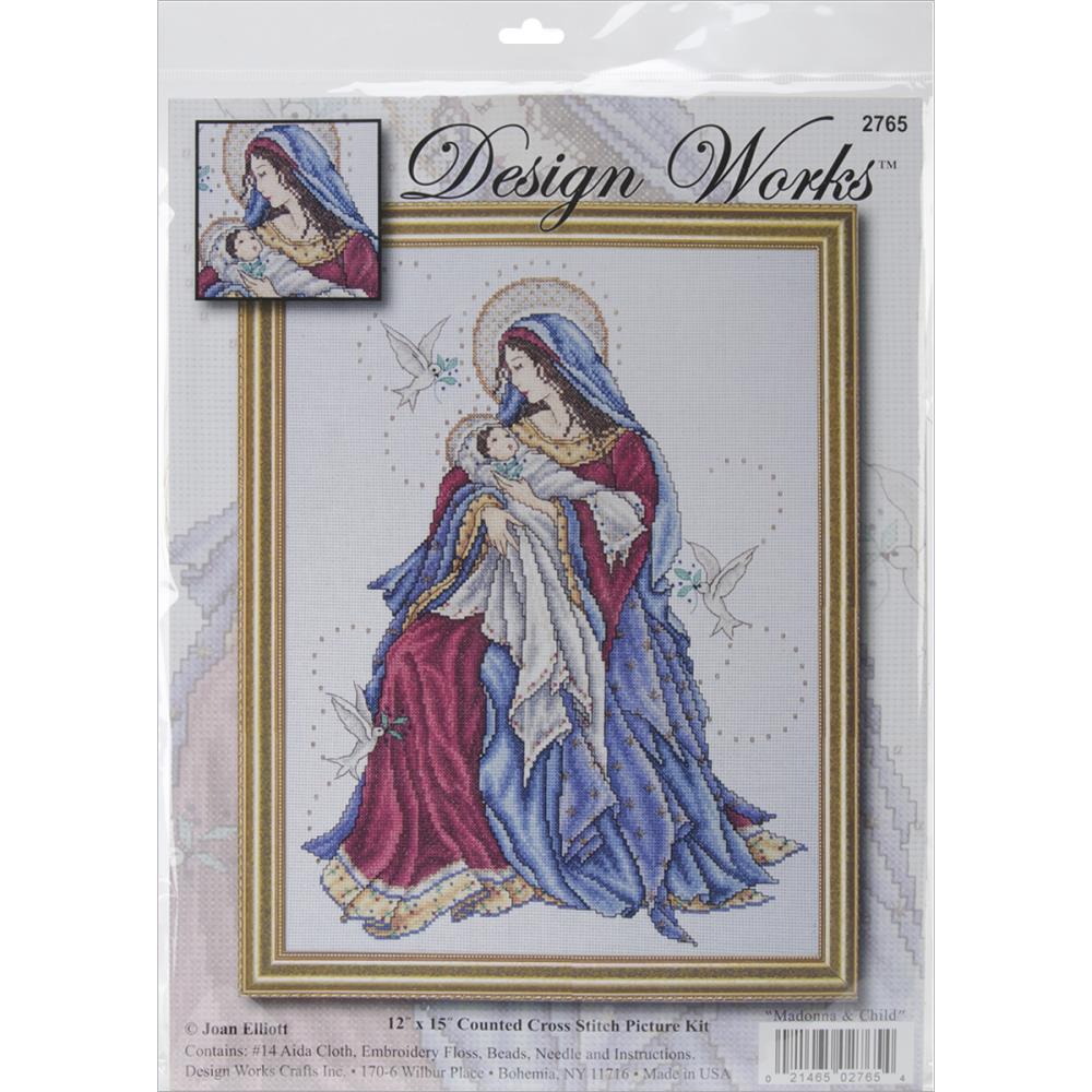 Madonna and Child Cross Stitch Kit by Design Works DW2765