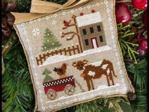 Farmhouse Christmas Part 4 Dairy Darlin Pattern from Little House Needleworks