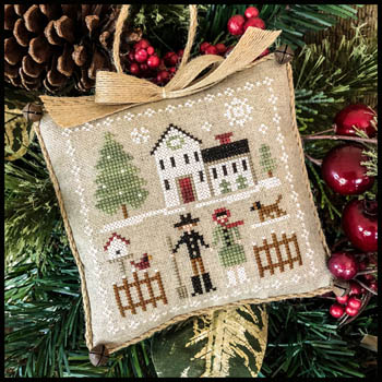 Farmhouse Christmas Part 8 Farm Folk Pattern from Little House Needleworks