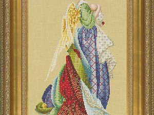 In the Arms of an Angel Cross Stitch Pattern by Lavender & Lace LL47