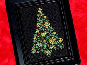 Christmas Tree by Bobbie G Designs Includes Rhinestones