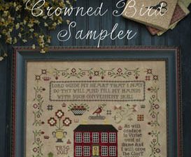 Crowned Bird Sampler Cross Stitch pattern by Plum Street Samplers