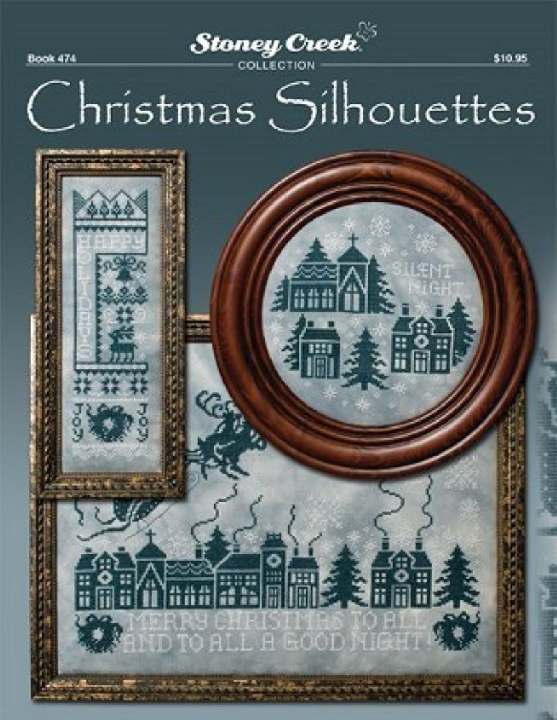 Christmas Silhouettes Cross Stitch Pattern by Stoney Creek Book 474