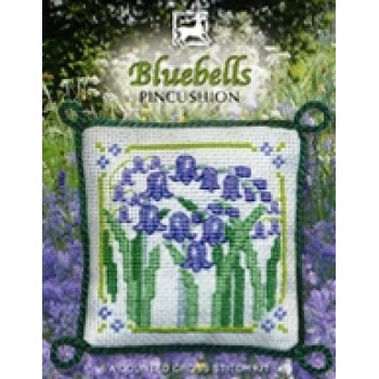 Bluebells Pincushion Cross Stitch Kit from Textile Heritage