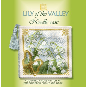 Lily of the Valley Needlecase Cross Stitch Kit from Textile Heritage