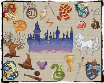 Harry Potter 2 Cross Stitch Pattern by Les Petites Croix de Lucie