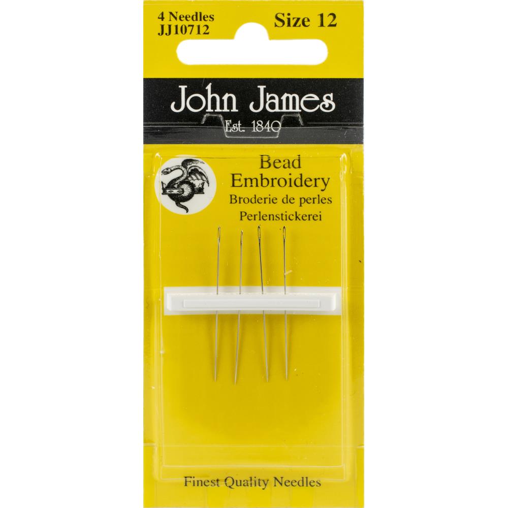 Hand Embroidery Needles Short Size 12 -  John James JJ10712