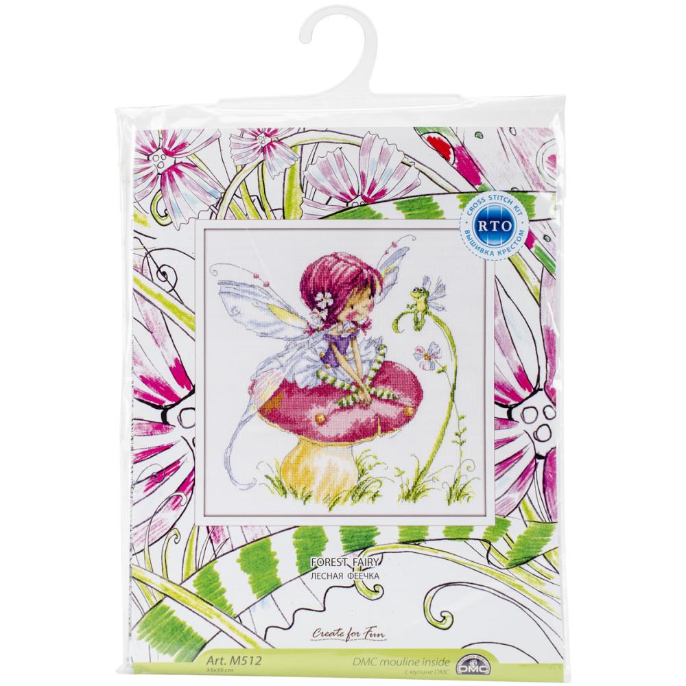 Forest Fairy Cross Stitch Kit by RTO M512