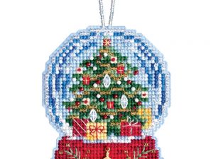 Christmas Tree Snow Globe Ornament Mill Hill Kit MH16 1936