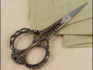 Bronze Handled Victorian Scissors