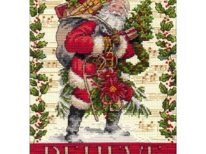 Believe in Santa Cross Stitch Kit by Dimensions 70-08980