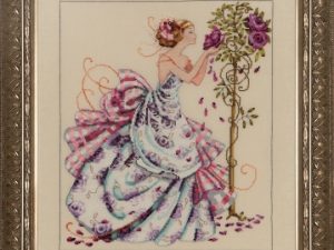 Roses of Provence Cross Stitch Pattern from Mirabilia Designs MD124