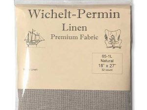 Wichelt 28 Count Natural Brown Linen Fabric 18x27