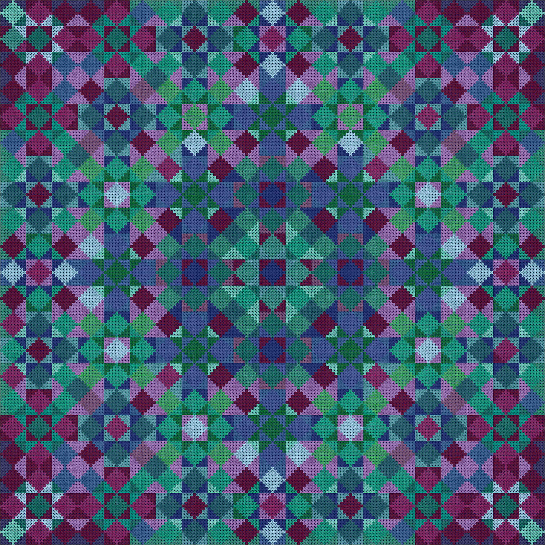 Alexandrite Cross Stitch Pattern