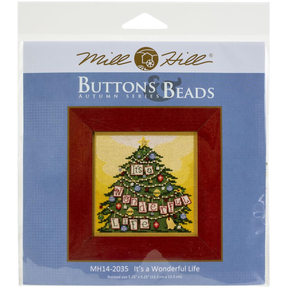 It's A Wonderful Life Cross Stitch Kit by Mill Hill - Image 2