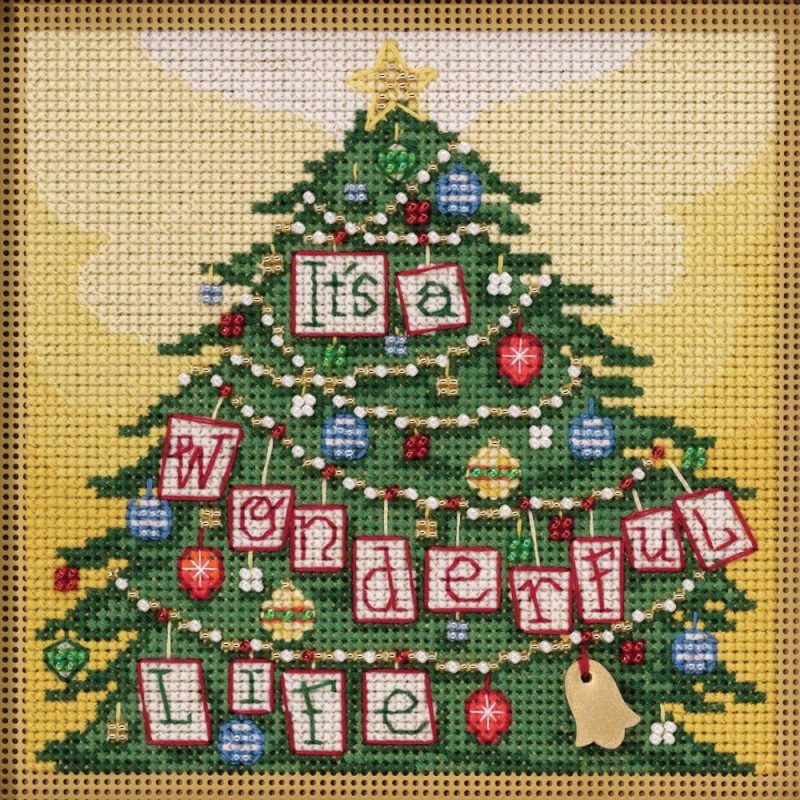 It's a wonderful life cross stitch kit by Mill hill
