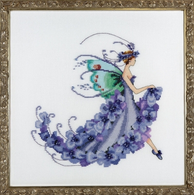 Wisteria - Pixie Blossom Cross Stitch Pattern by Nora Corbett NC199